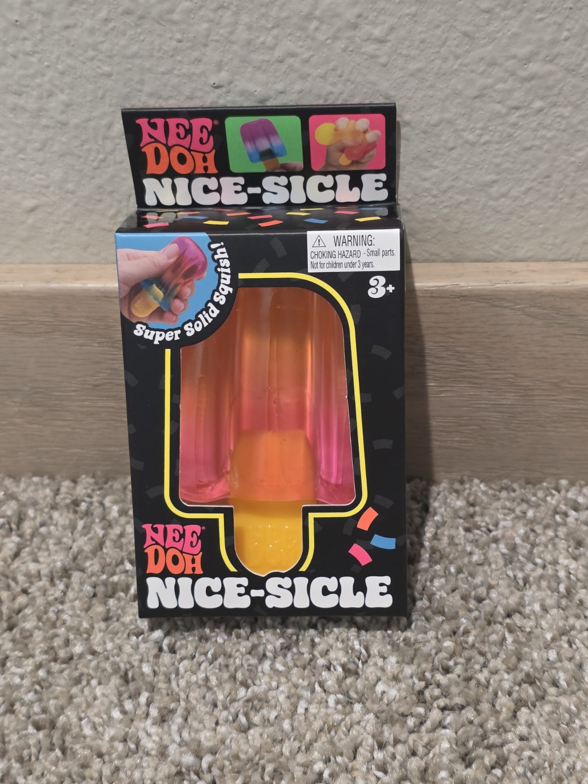 Pink Orange 🩷🧡 Needoh Nice-Sicle Popsicle Nicesicle Jelly Squishy Nee Doh