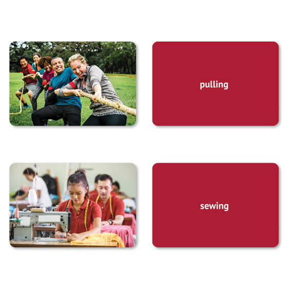 Verbs Flashcards Volume 2: Autism ASD ADHD Dementia Educational Activity
