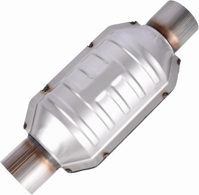 2.5″ Universal Catalytic Converter, 2.5 Inch Inlet/Outle Cat Converter with O2