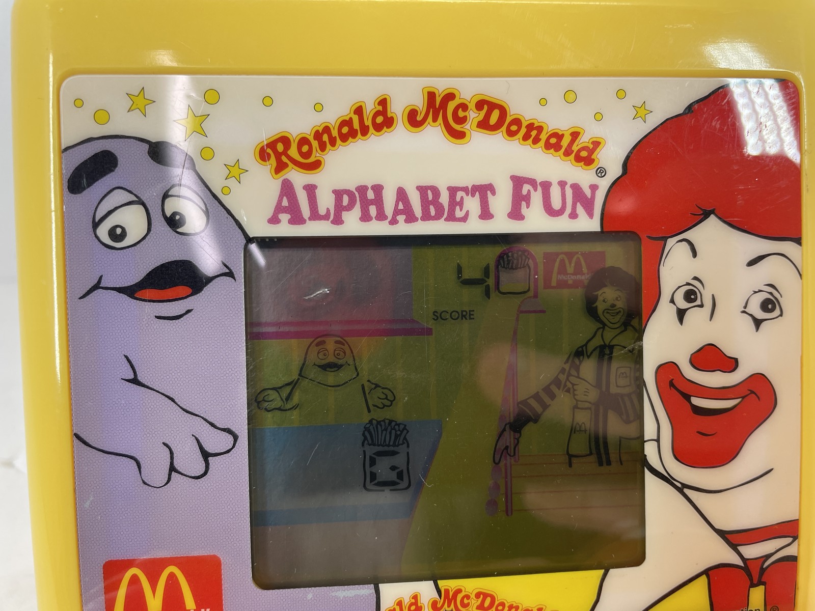 VTG McDonalds Alphabet Fun Electronic Handheld Game Educational Toy WORKS