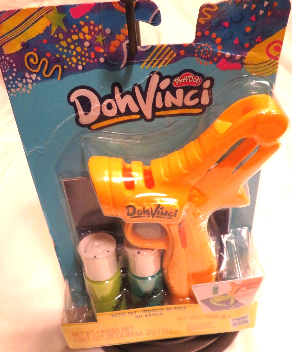 Nos Hasbro Doh Vinci Basic Set Play-Doh Drawing Compound Tool Toy Artist Set