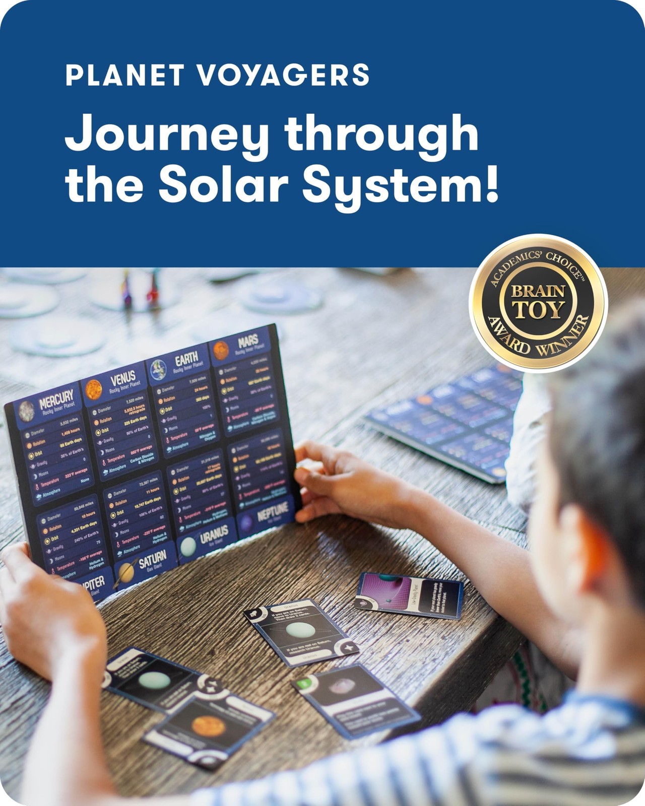 SimplyFun Planet Voyagers – Astronomy Children’s Game – Helps Teach Readin