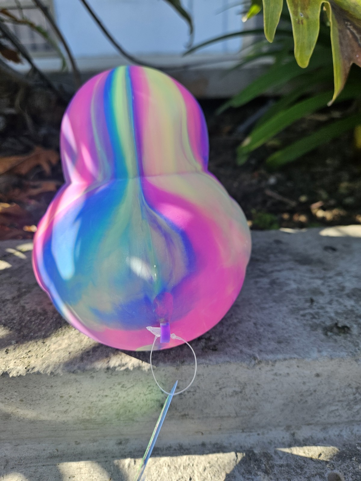 Rainbow Sunny Days Jumbo Squeezy Multicolor Duck Pink Color