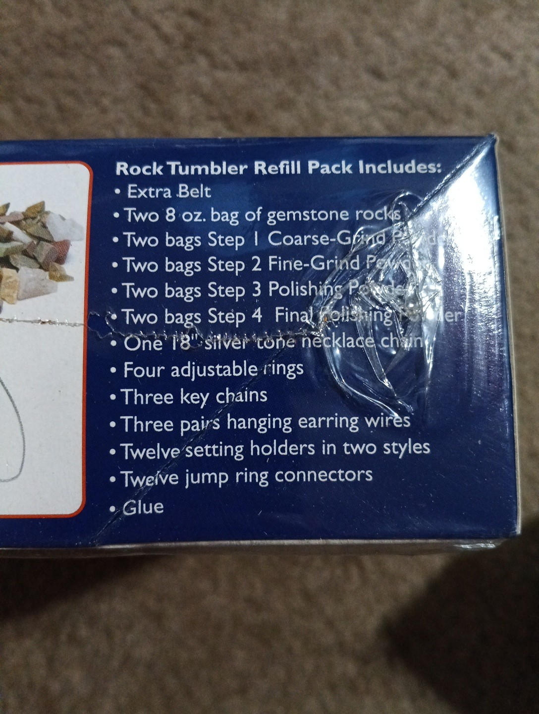 Discovery Planet Rock Tumbler Refill Kit Polished Rocks #36925 Ages 10+ New
