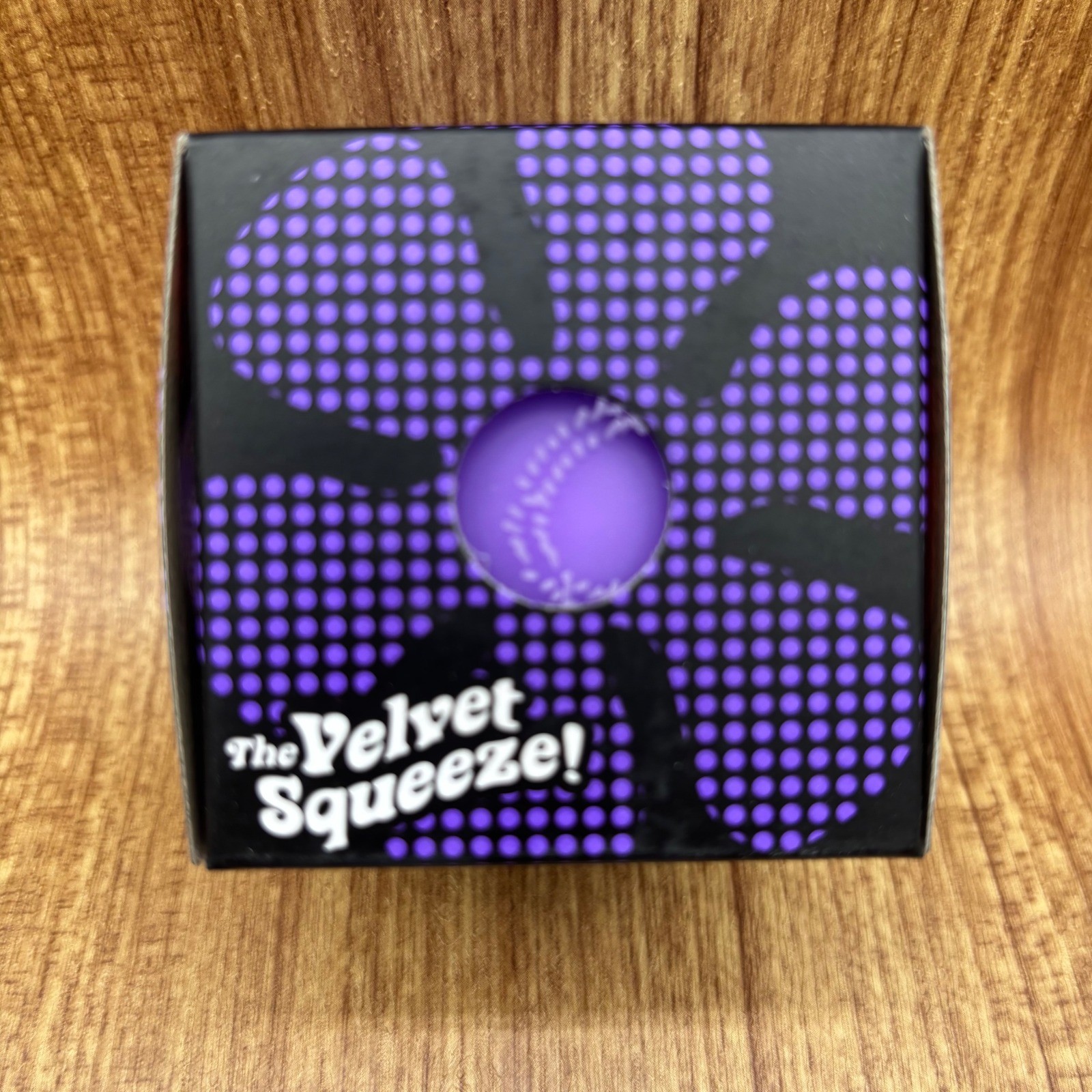 Schylling NeeDoh Fuzz Ball Toy Unisex OS Purple Flower Power Velvet Squeeze New