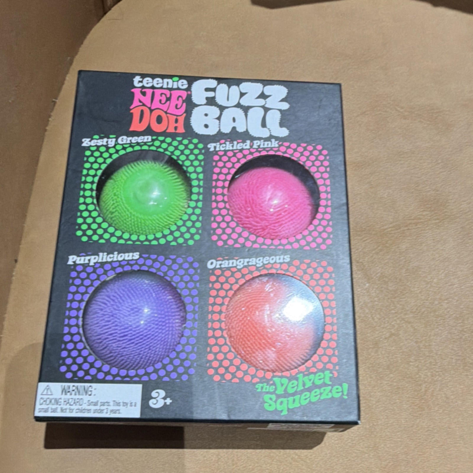 Nee Doh Lot of 7 Hot Shots Swirl Fuzz Ball Fab Four Funky Pup Donut Holes