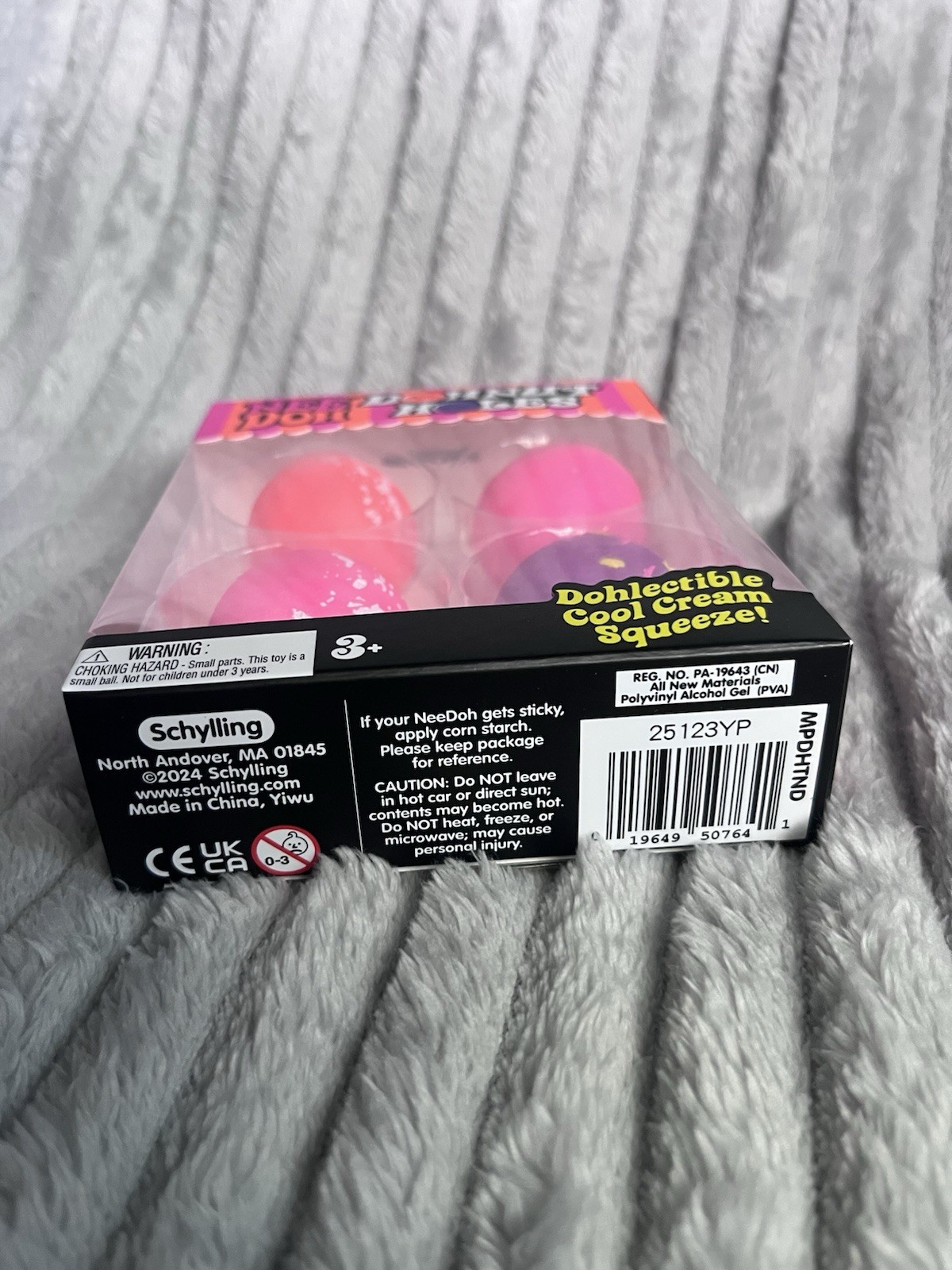 Authentic Needoh Lot Nice-sicle, Dohnut holes, Ice Baby, Twirl Cube & Glob NIB
