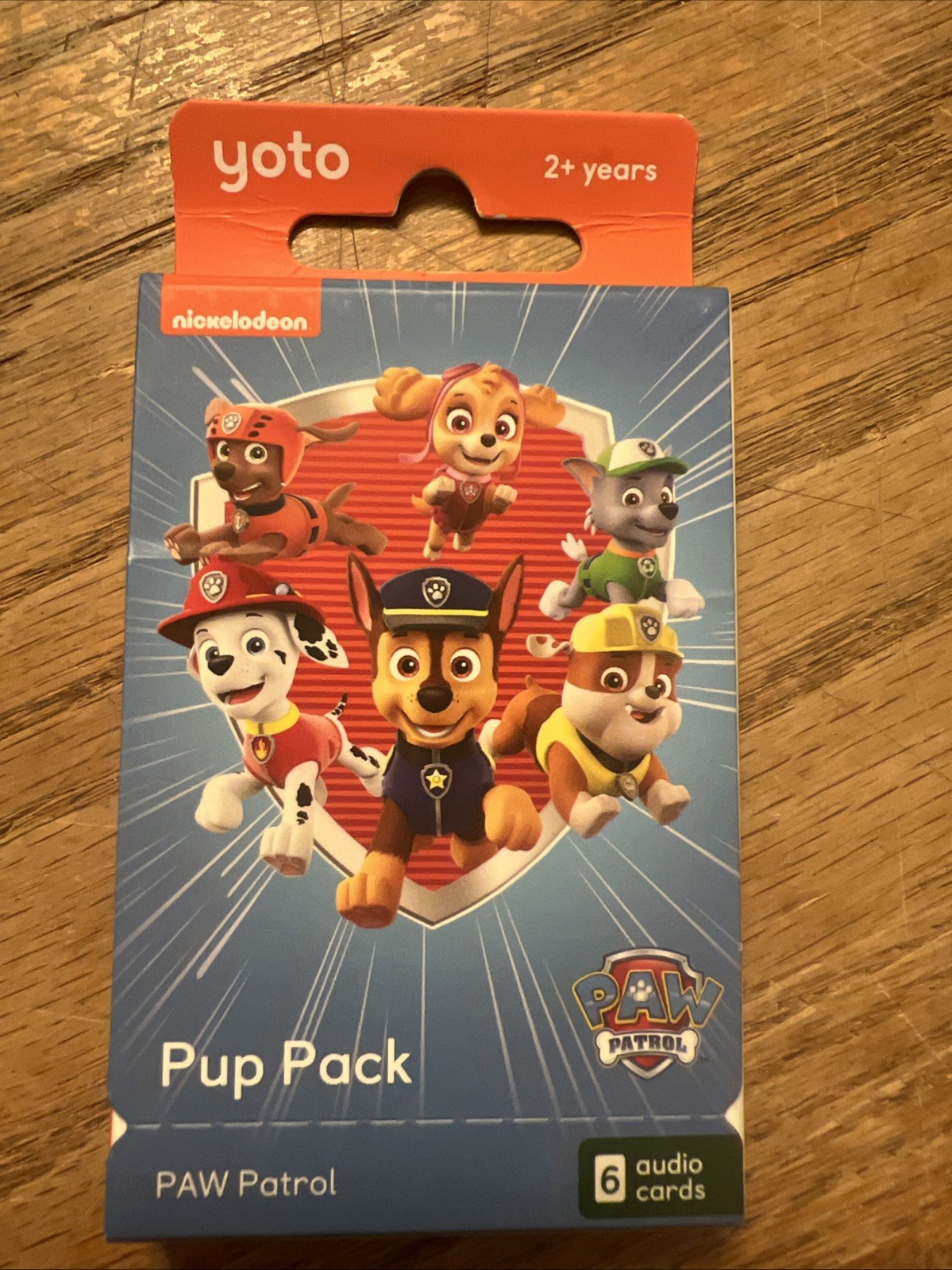 YOTO NICKELODEON PAW PATROL PUP PACK Audio Card Collection (6 Card Pack) NEW