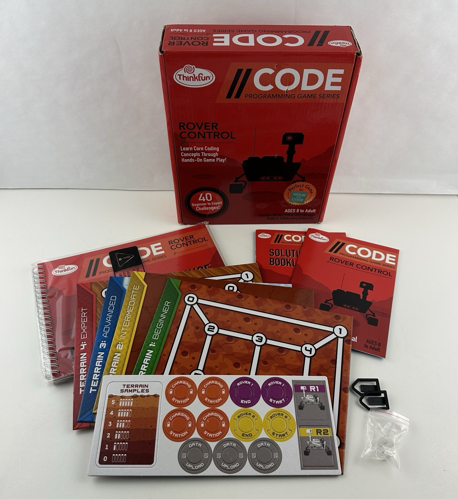 Thinkfun Rover Control Programming Game Series New Open Box MISSING Markers