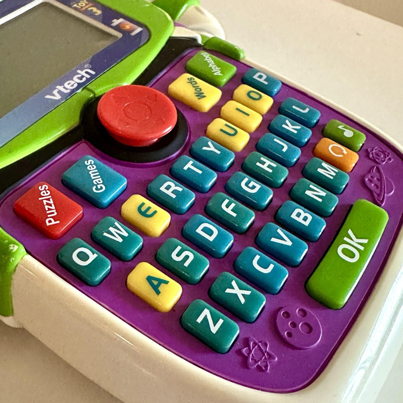 Vtech Buzz Lightyear Toy Story Handheld Learning Games Toy – Tested Working