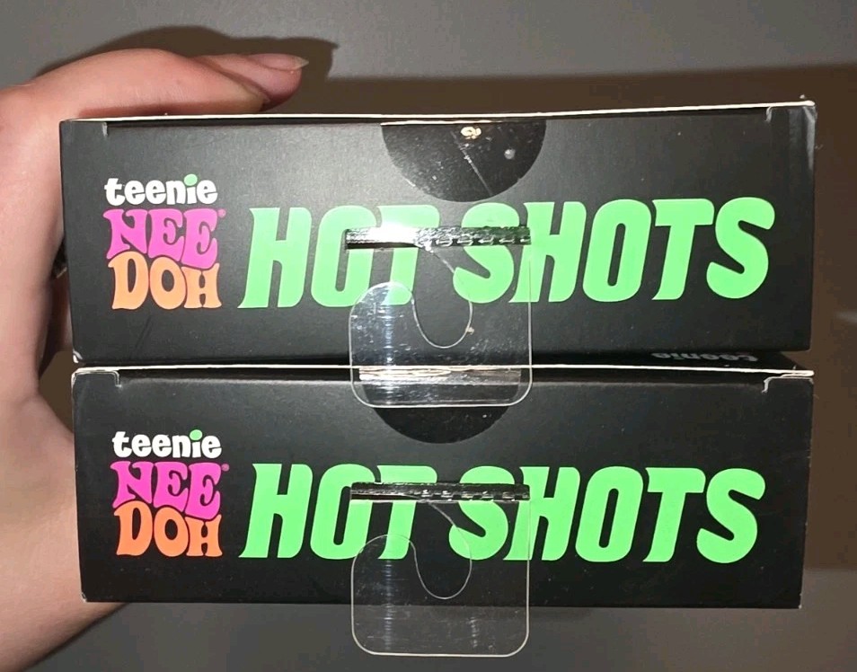 Needoh Hot Shots 4pk Unopened Multicolor Squishy Toy RARE