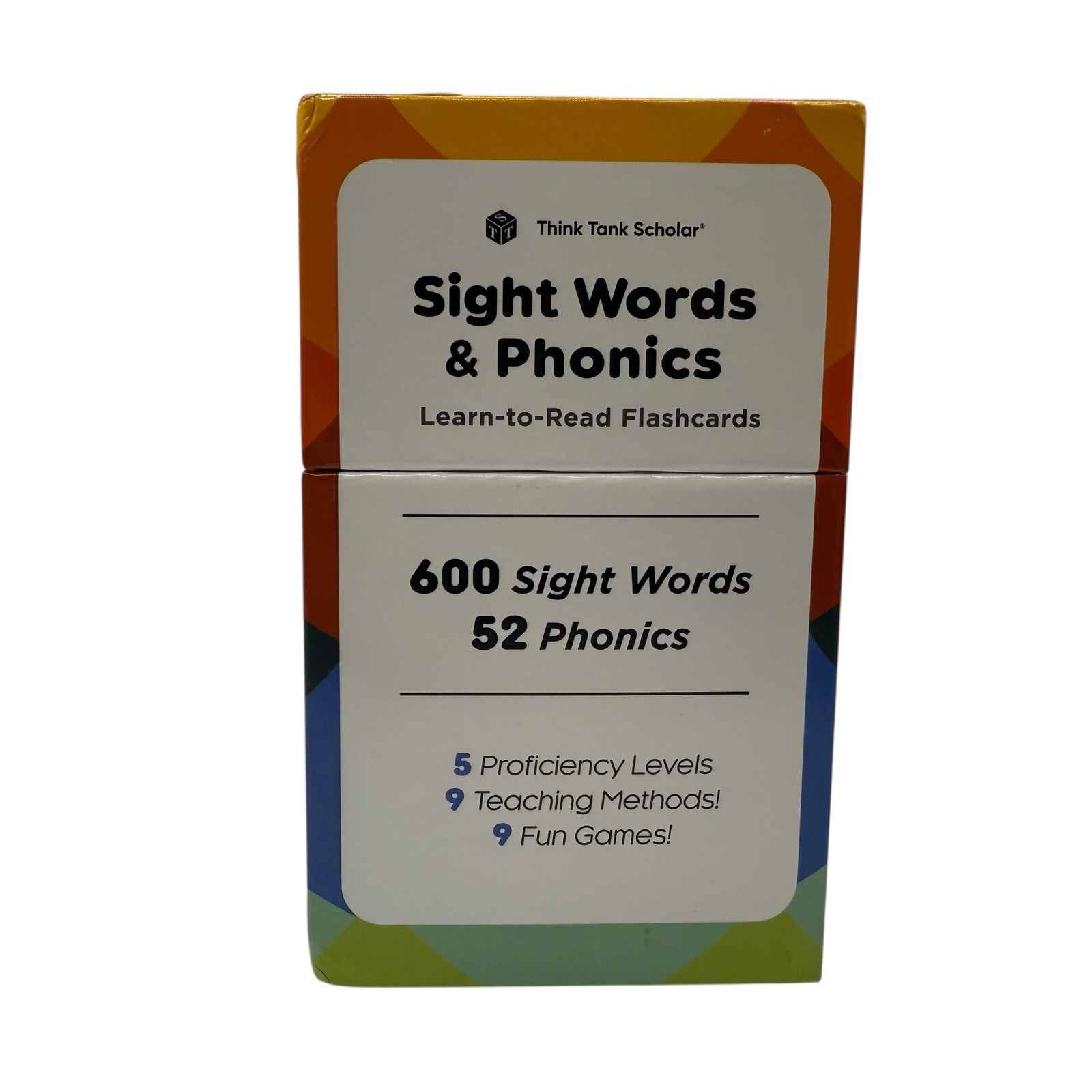 Pre K Thru 3rd Cards Sight Words And Phonics Think Tank Scholar
