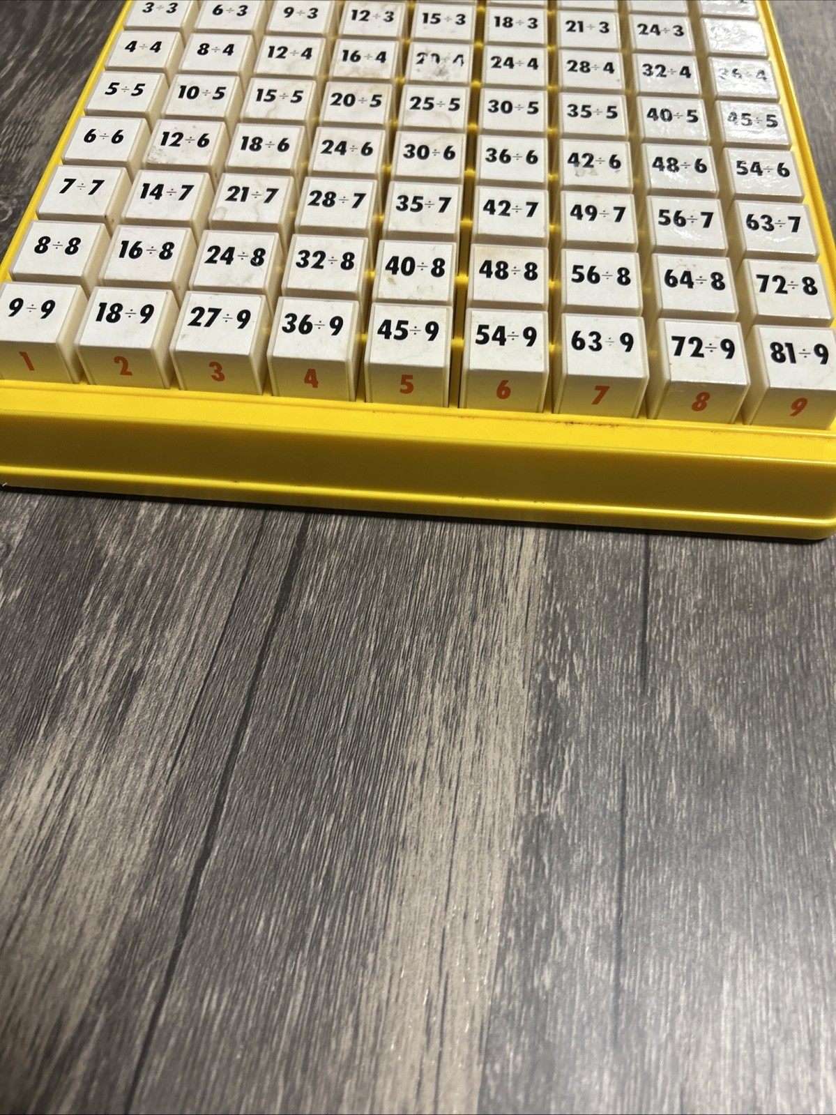 Lakeshore DIVISION MACHINE Teaching Math School Learning Toy Yellow