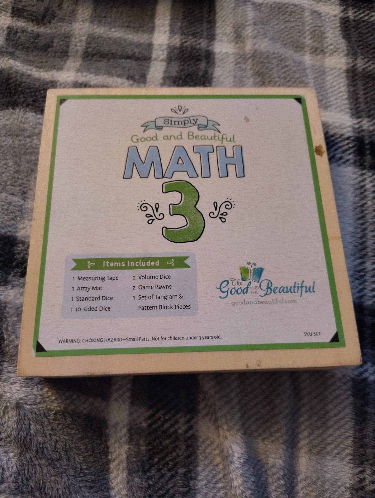 The Good and Beautiful Simply Math 3 Manipulative Wood Box Set Homeschool New