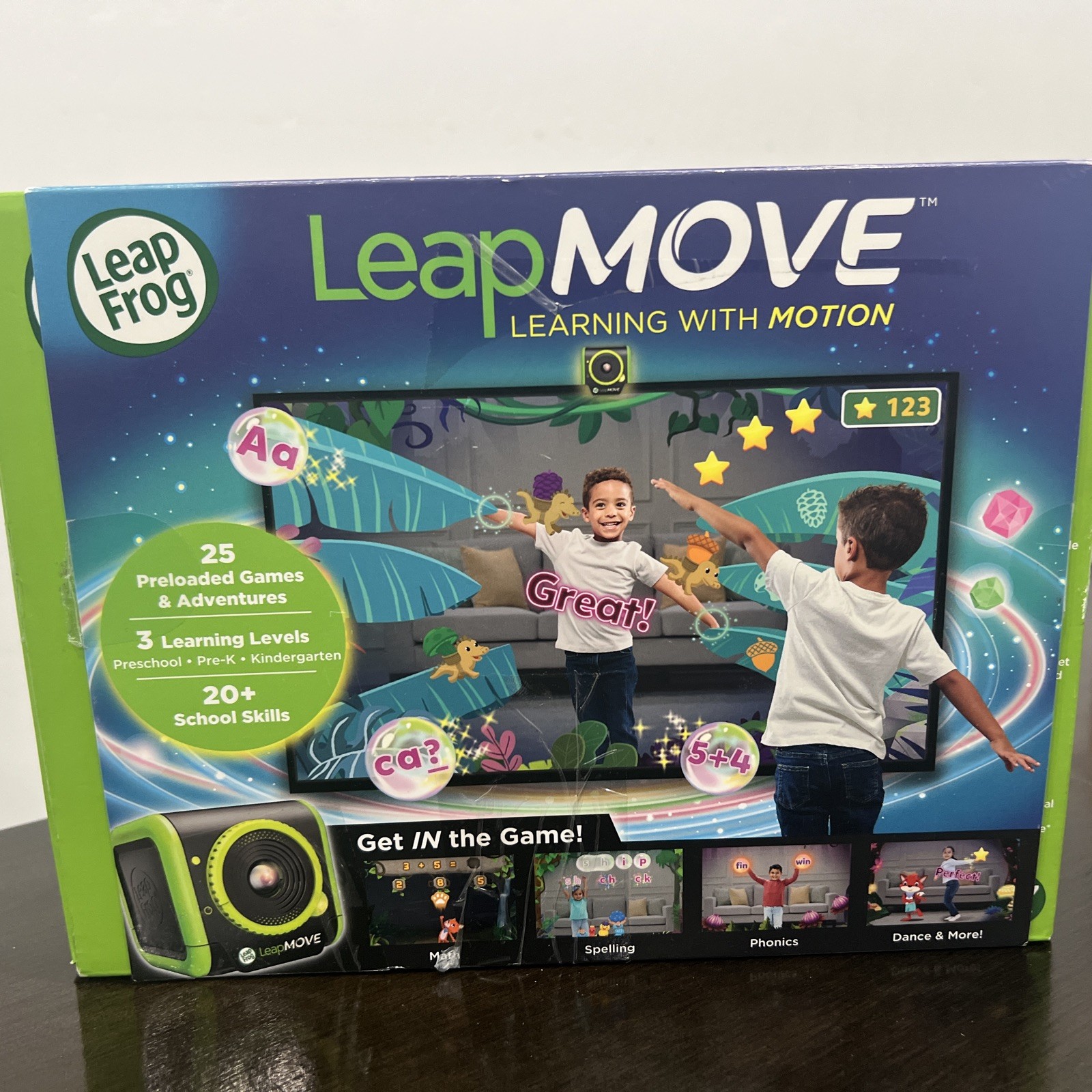 NEW LeapFrog Leap Frog LeapMove Learning Video Game System 25 Preloaded Games