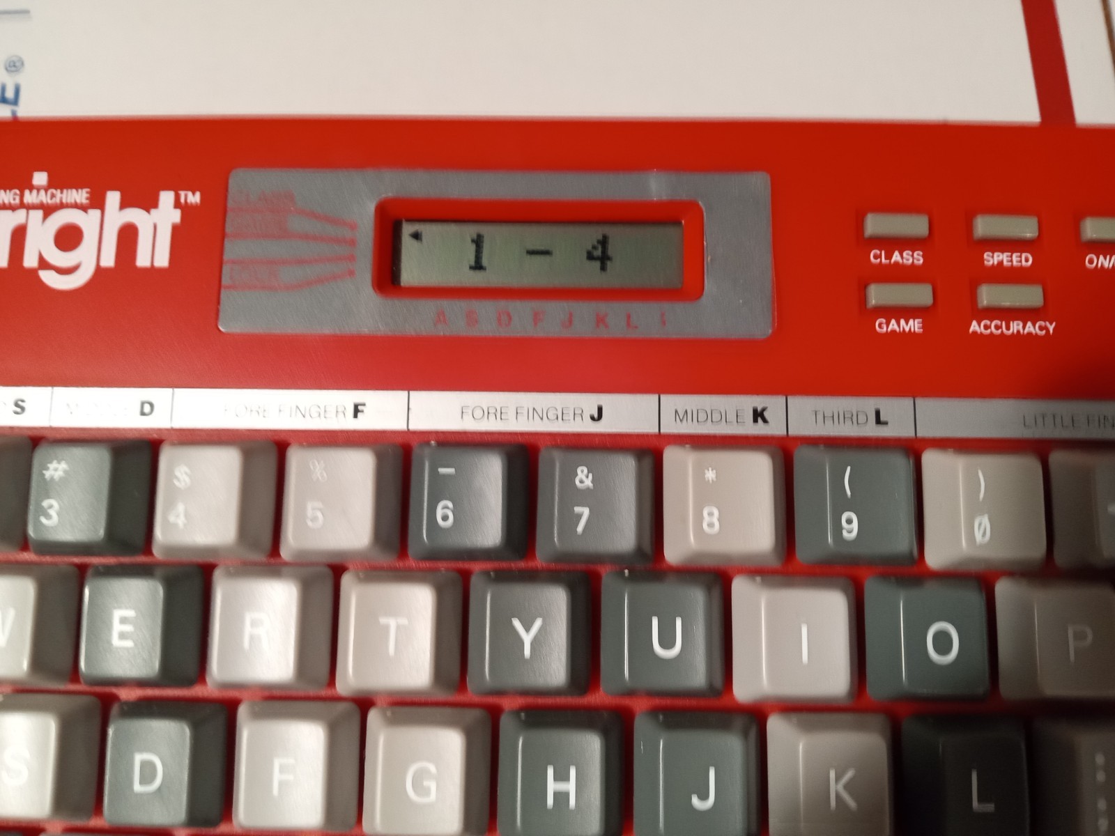VTech Type-Right Pre-Computer Typing Tutor Vtg 1985 w/ Course Book And Tape