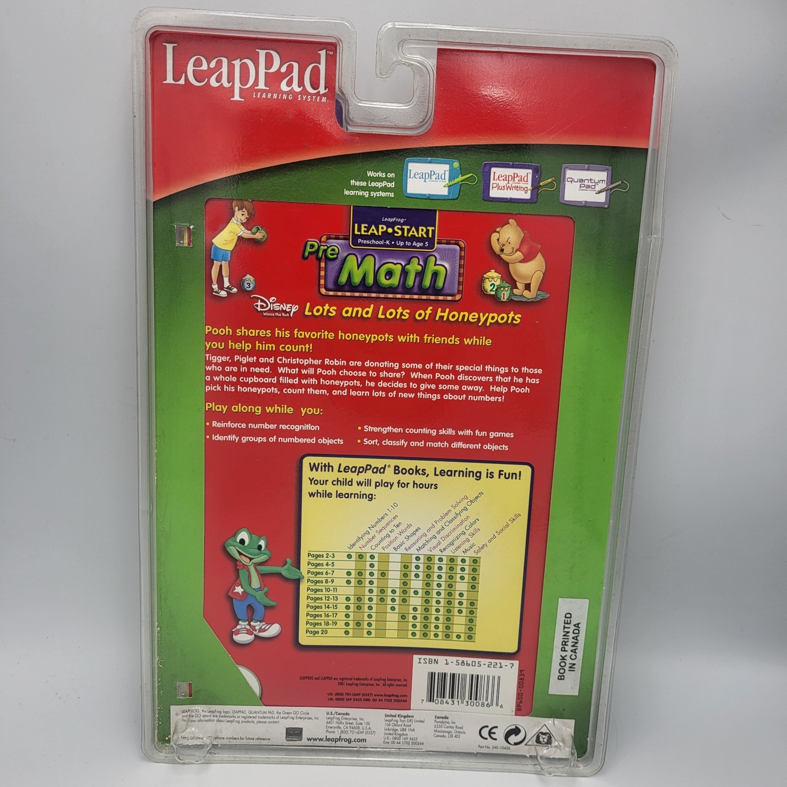 LeapFrog LeapPad Lot Of 4 Books, Bear In The Big Blue House, Scooby Doo, Pooh