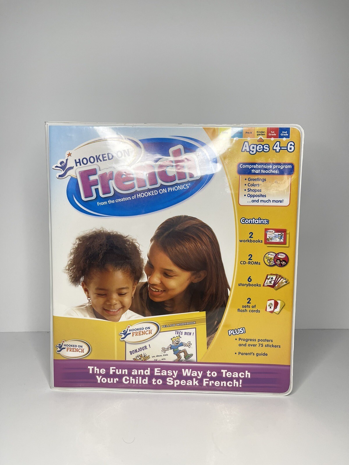 Hooked on French-Language Software, Books, Flashcards for Children-New