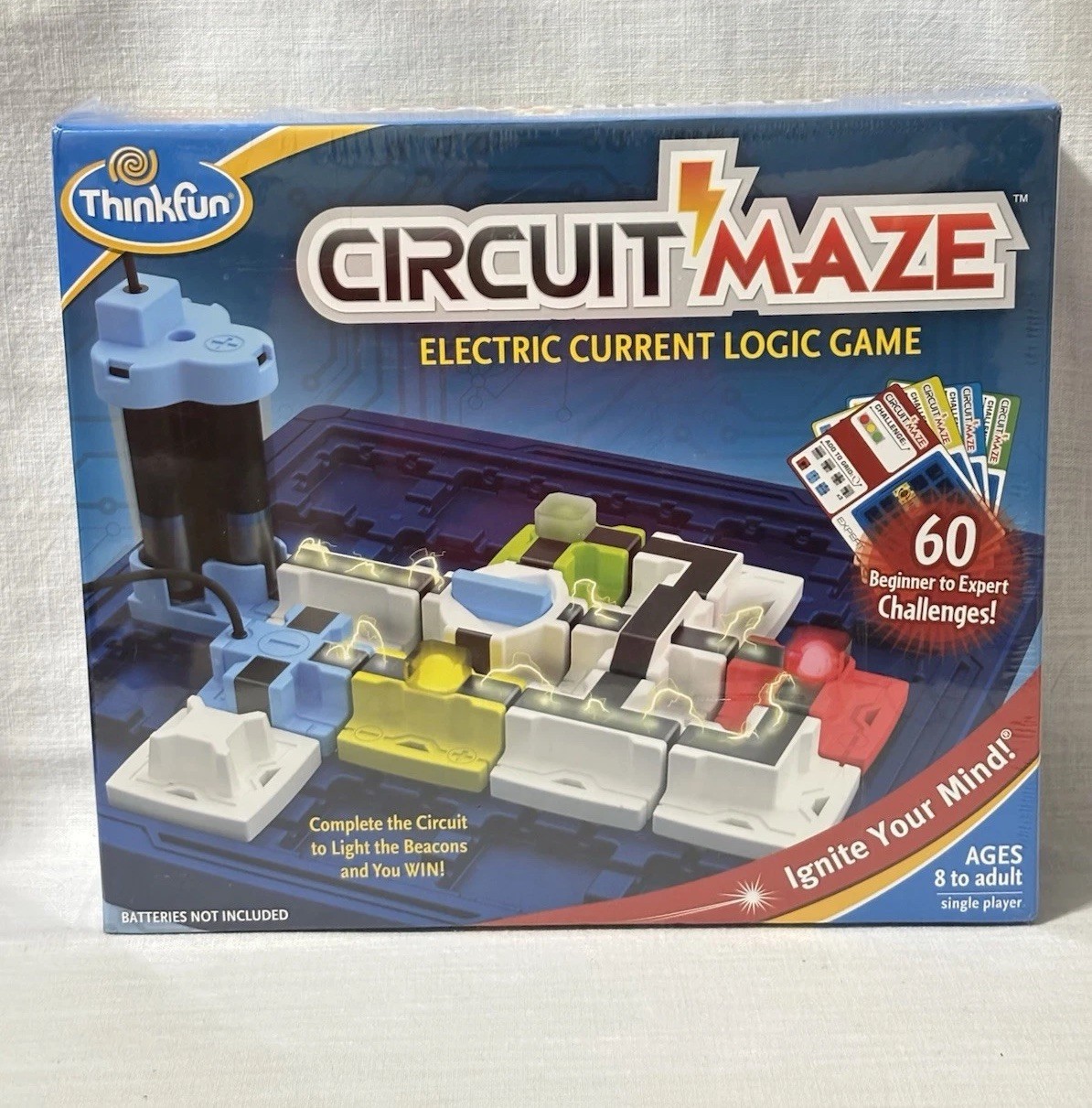 Thinkfun CIRCUIT MAZE Electric Current Logic BOARD GAME New Sealed
