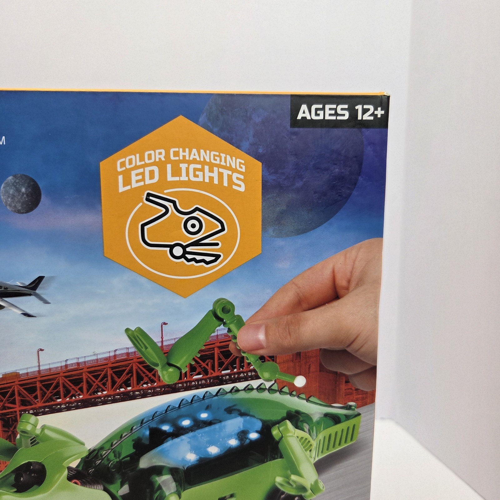 Discovery Mindblown Robot Chameleon STEM Build Kit 82pc LED Educational Toy