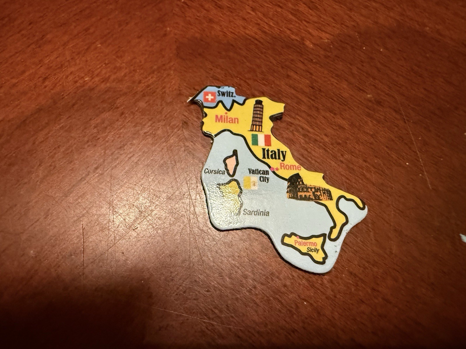Ata-Boy Magnetic World Map Play-n-Learn Italy 1