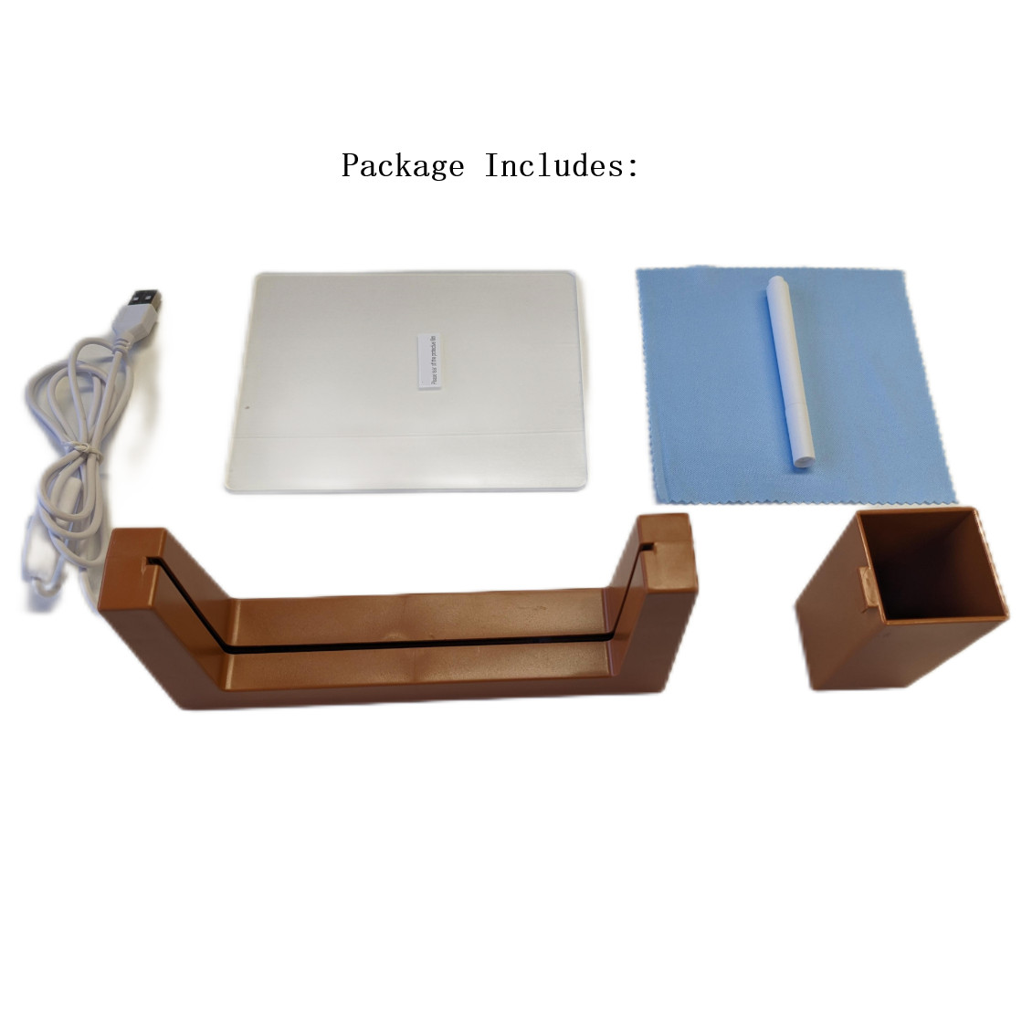 Gift for Kids LED 3D Erasable Writing CLEAR BOARD W/ USB-powered LED Night light