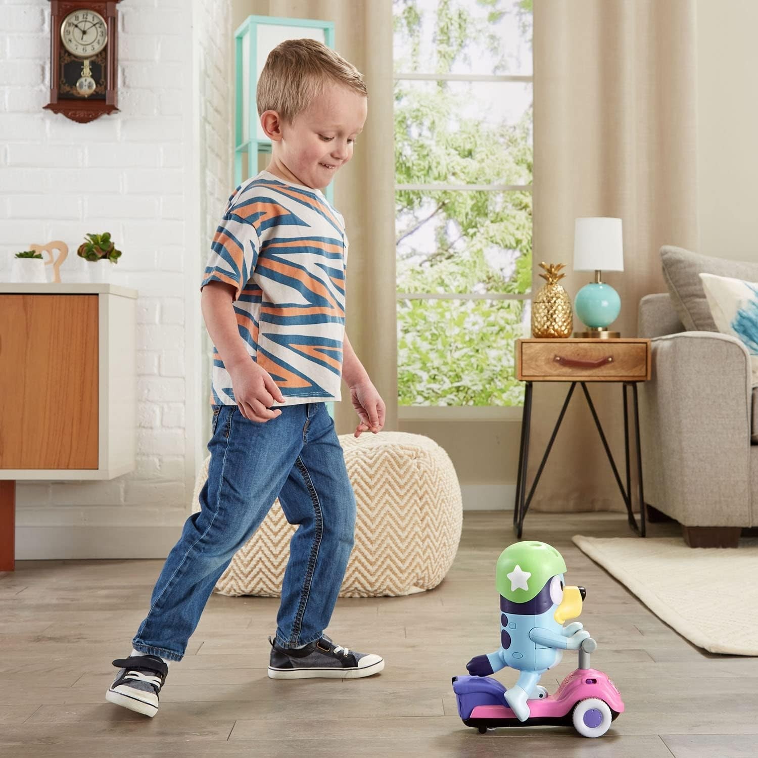 VTech Bluey Scooter Time Interactive Toy Lights Sounds Songs Games New Sealed