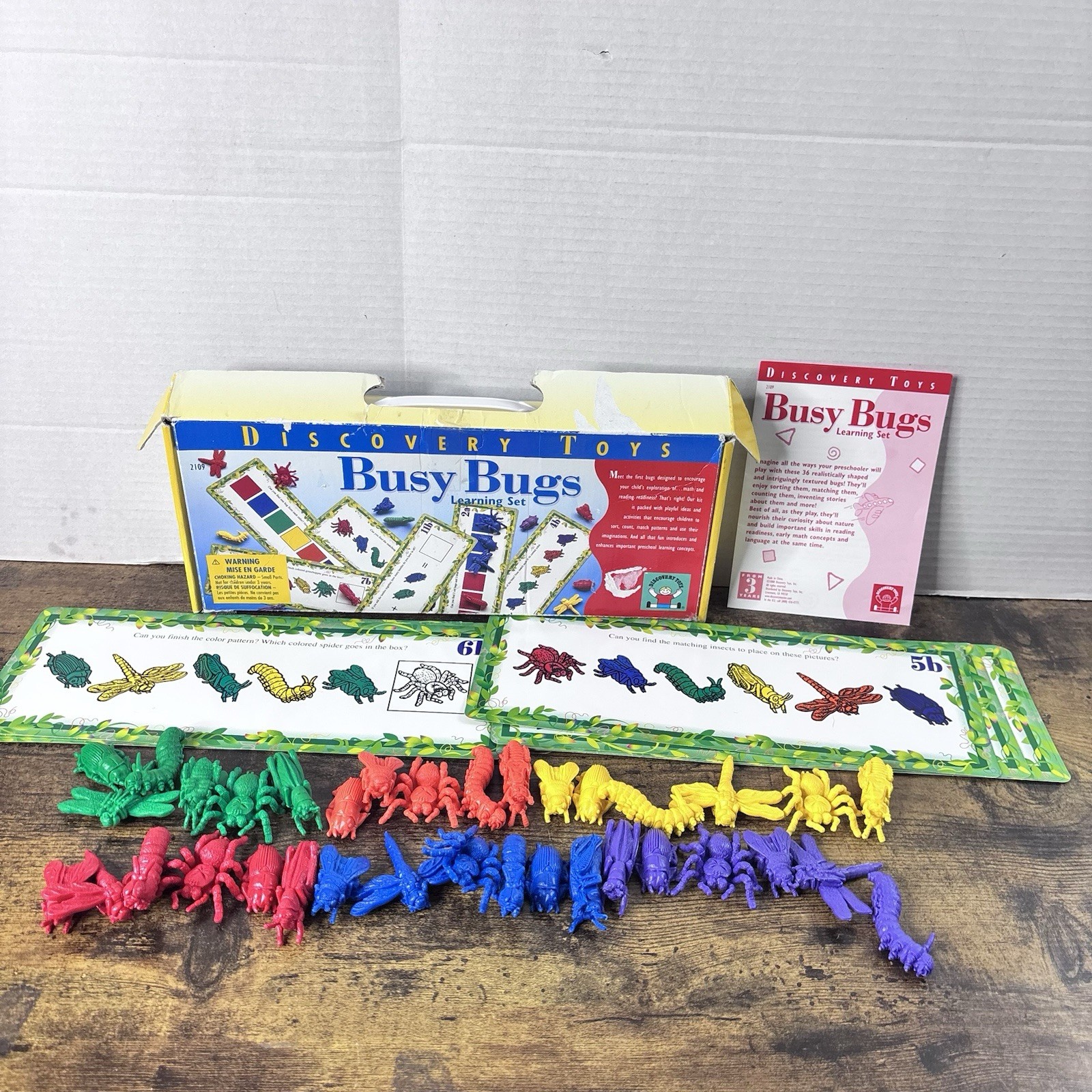 Discovery Toys Busy Bugs Learning Resources Game 2000 Vtg Original Box Complete
