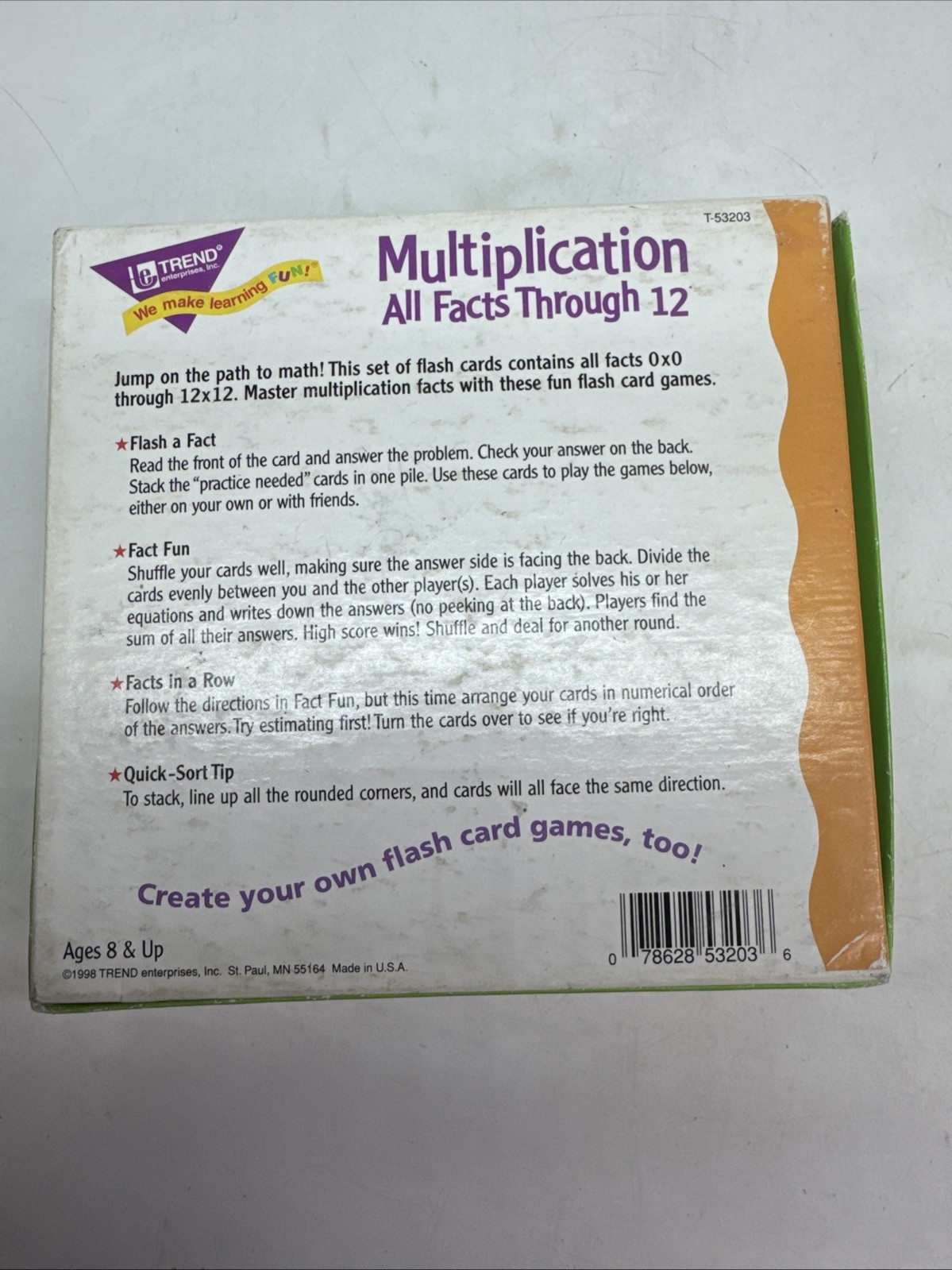 Multiplication Flash Cards Learning Math Mathematics Skills Trend Learning Card