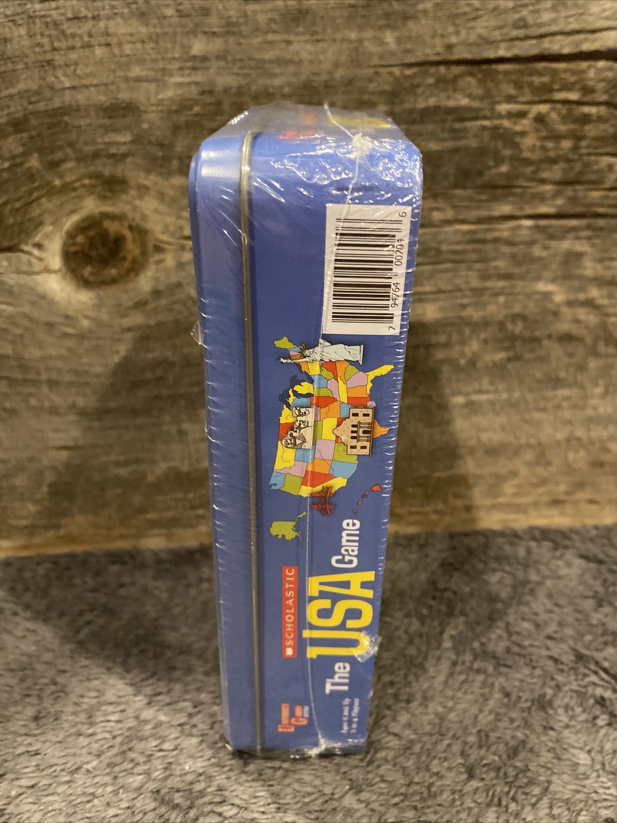 University Games ~ Scholastic: The USA Game BRAND NEW Sealed Tin!