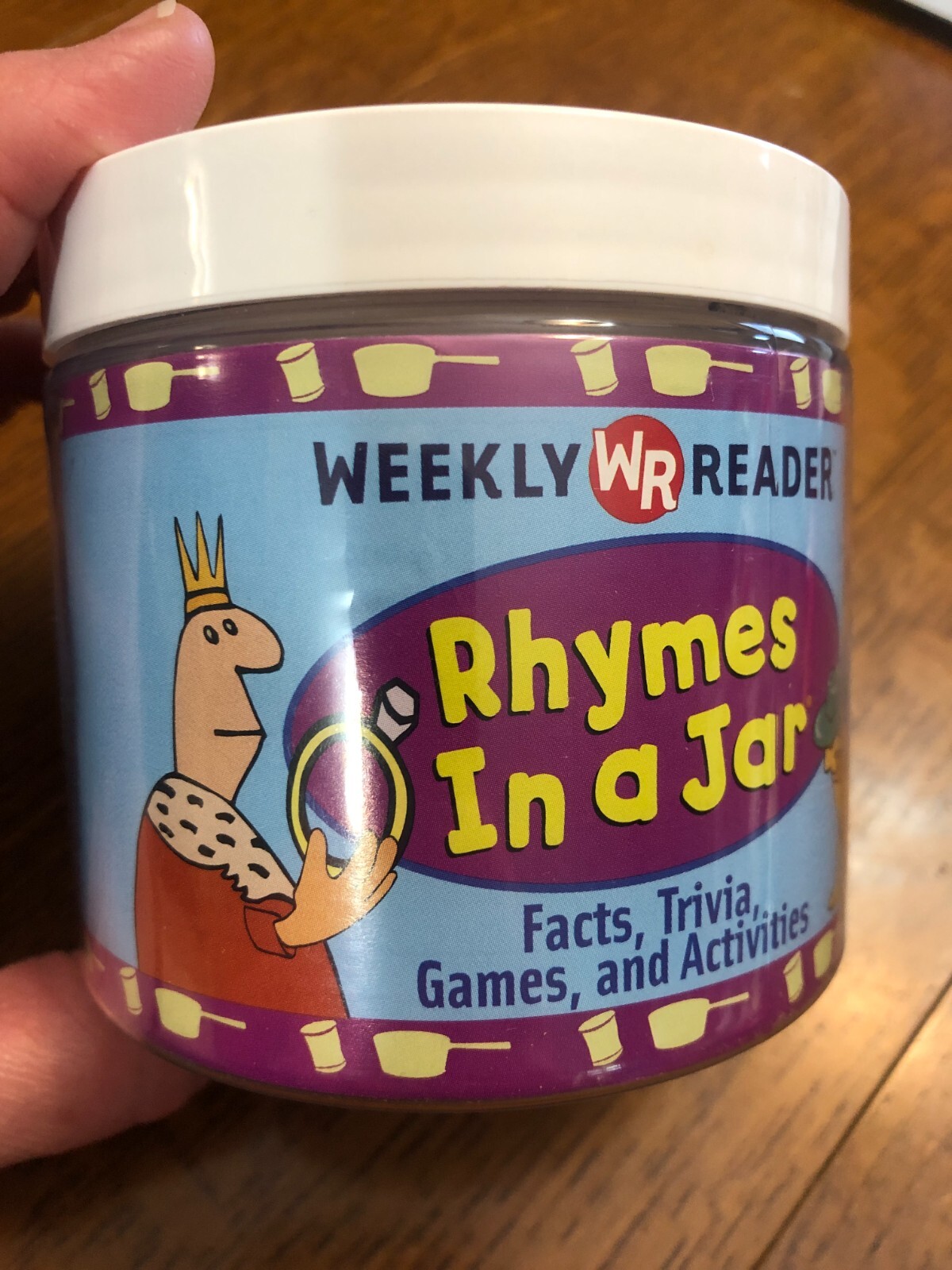Weekly Reader Rhymes in a Jar, games, Trivia, Facts & Activities 2004 Pre-K & Up
