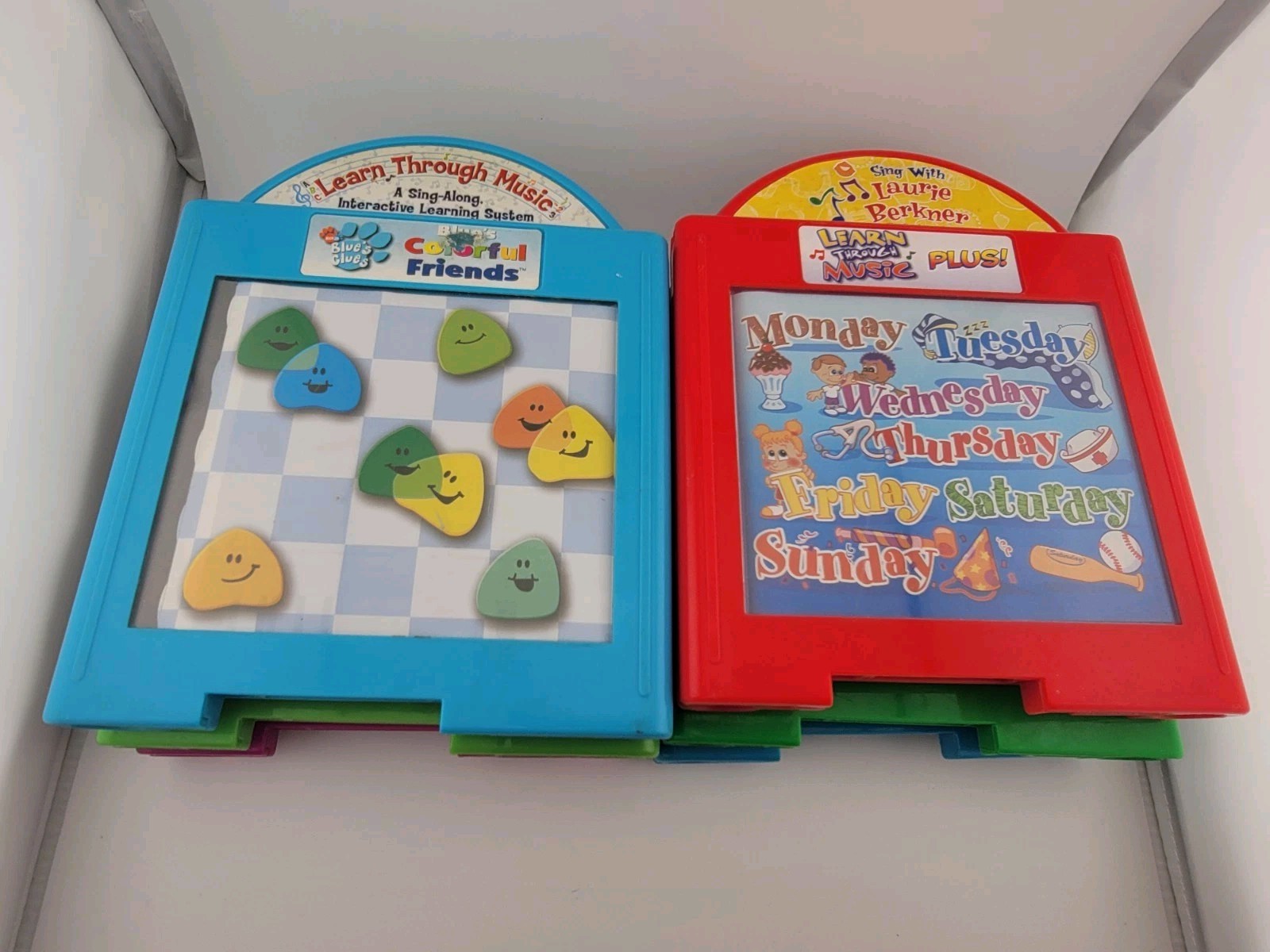 2004 Mattel Learn Thru Music Plus! w/ Cartridge Lot Of 6 TESTED WORKS