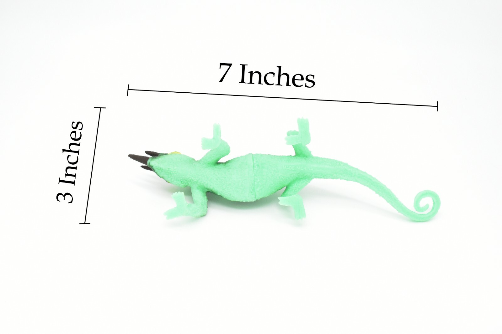 Chameleon, Three-Horned, Very Nice Plastic Replica 7″ F2038 B187