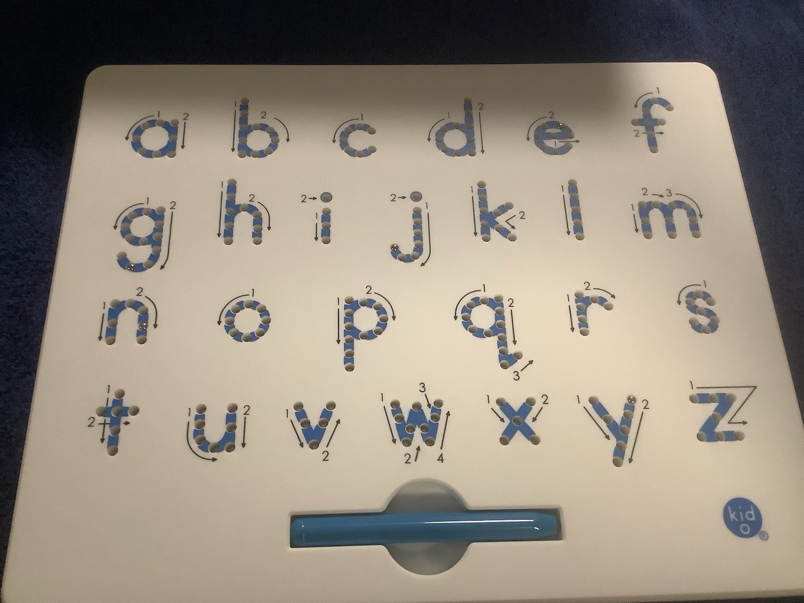 Magnatab a to Z Lowercase Drawing Tool Learning and Sensory