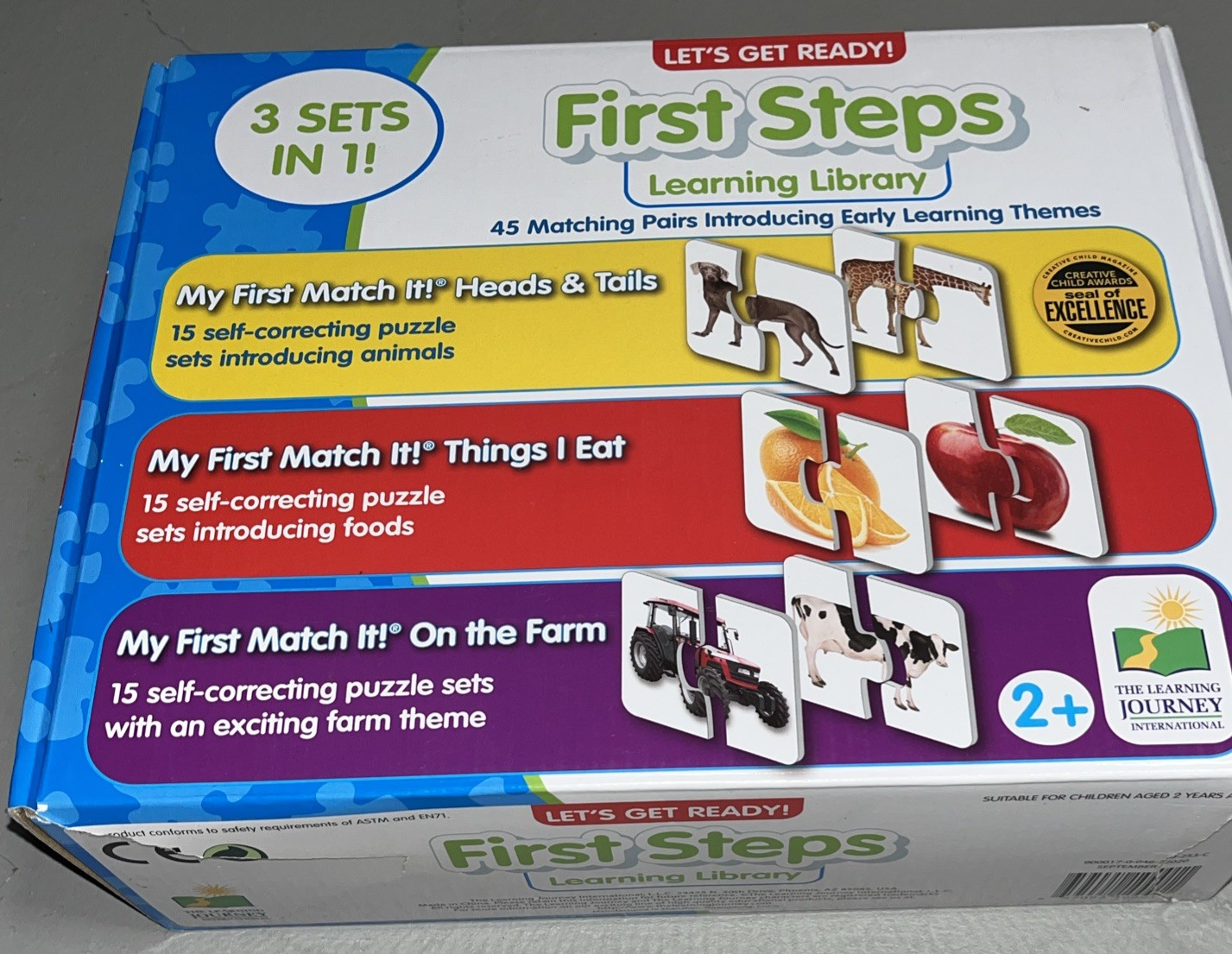 First Steps Learning Library Toddler Preschool Learning Games 3 Sets In 1!