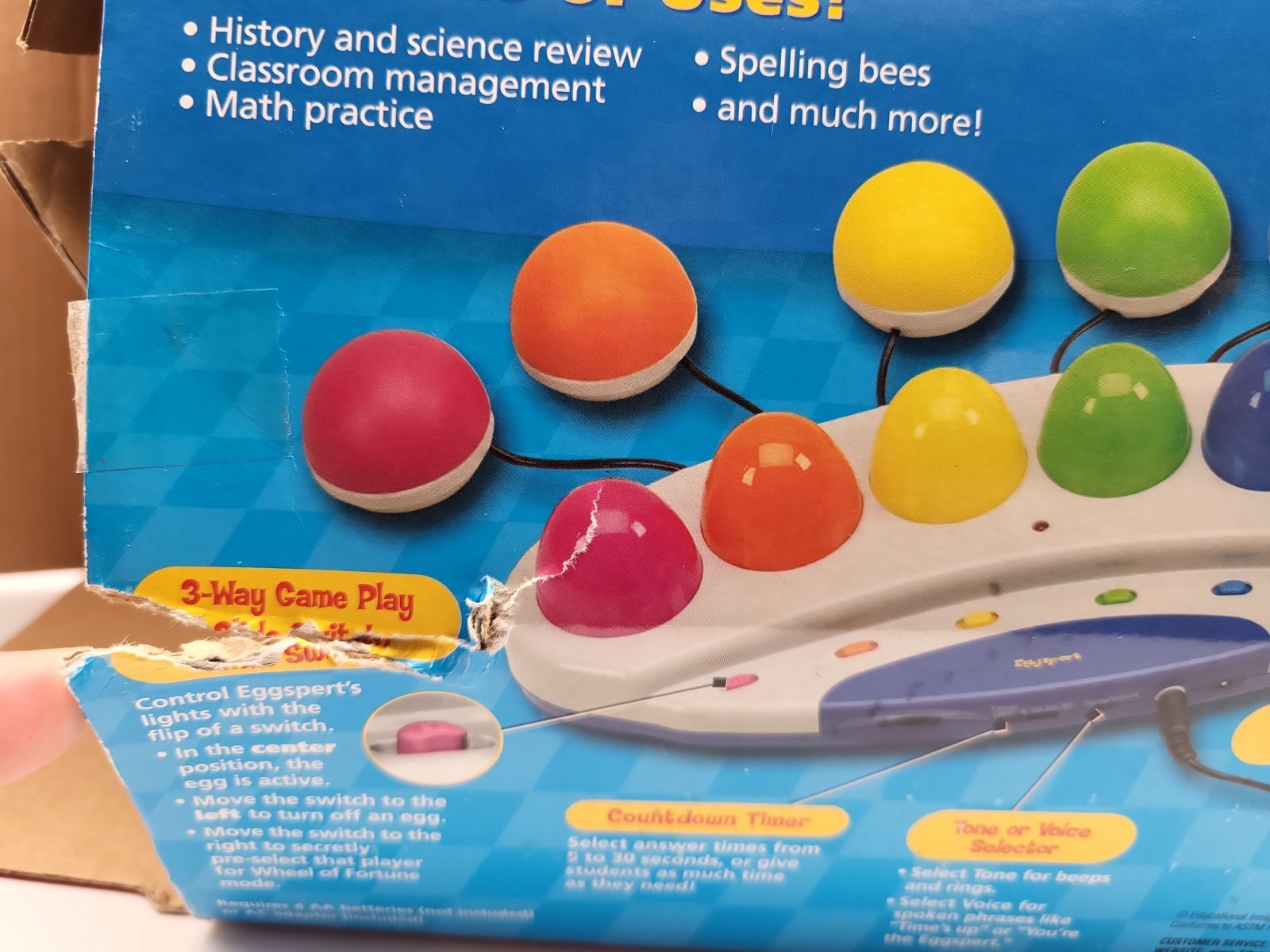 Educational Insights Eggspert Classroom Games Quiz Buzzer Teachers Tested Works