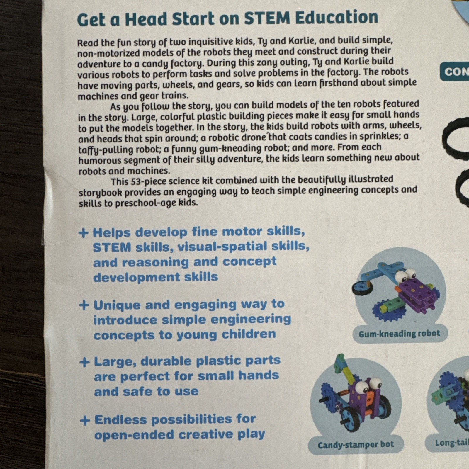 Thames & Kosmos Kids First Robot Engineer STEM Experiment Kit With Storybook NEW