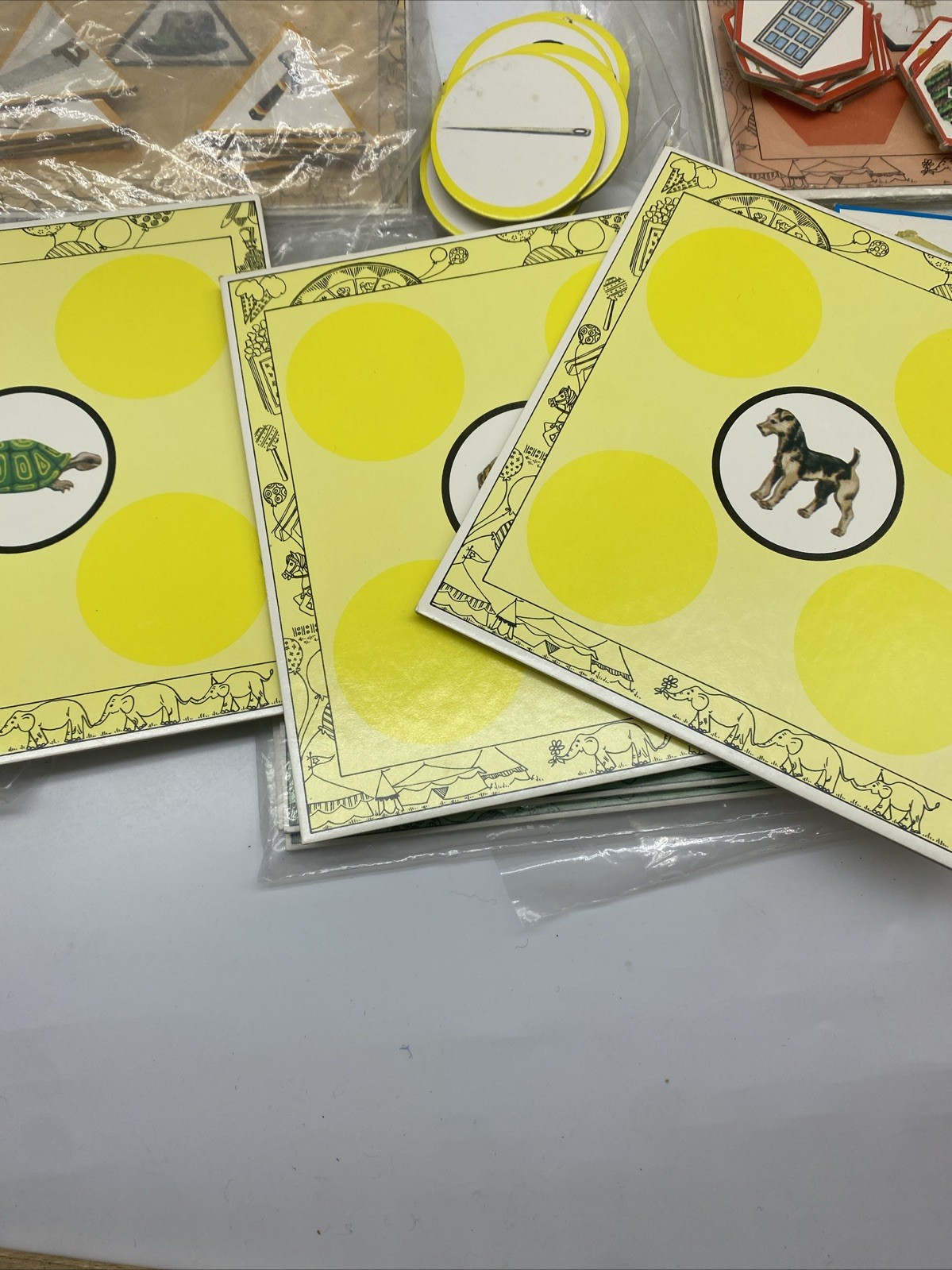 1971 Early Learning Activity Beginning Sounds Great Illustrations Complete!