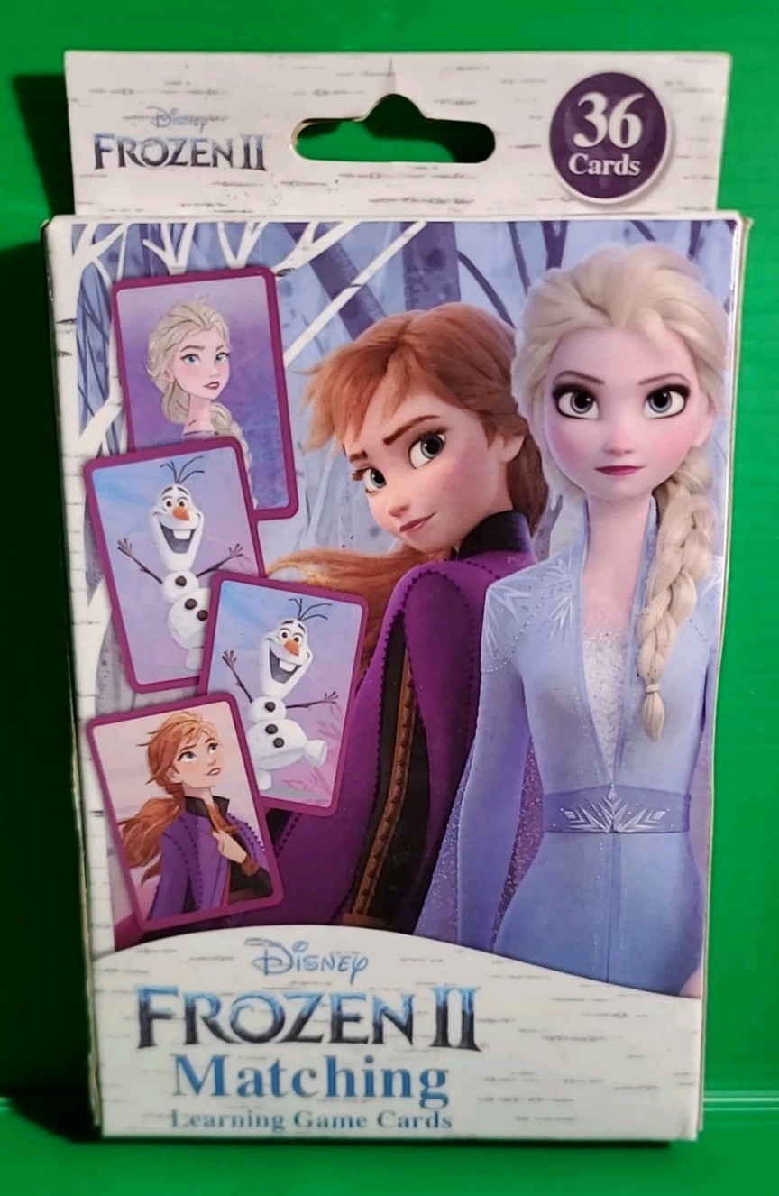 Frozen 2 Matching Game Flash Cards 36 Cards for Ages 3 plus