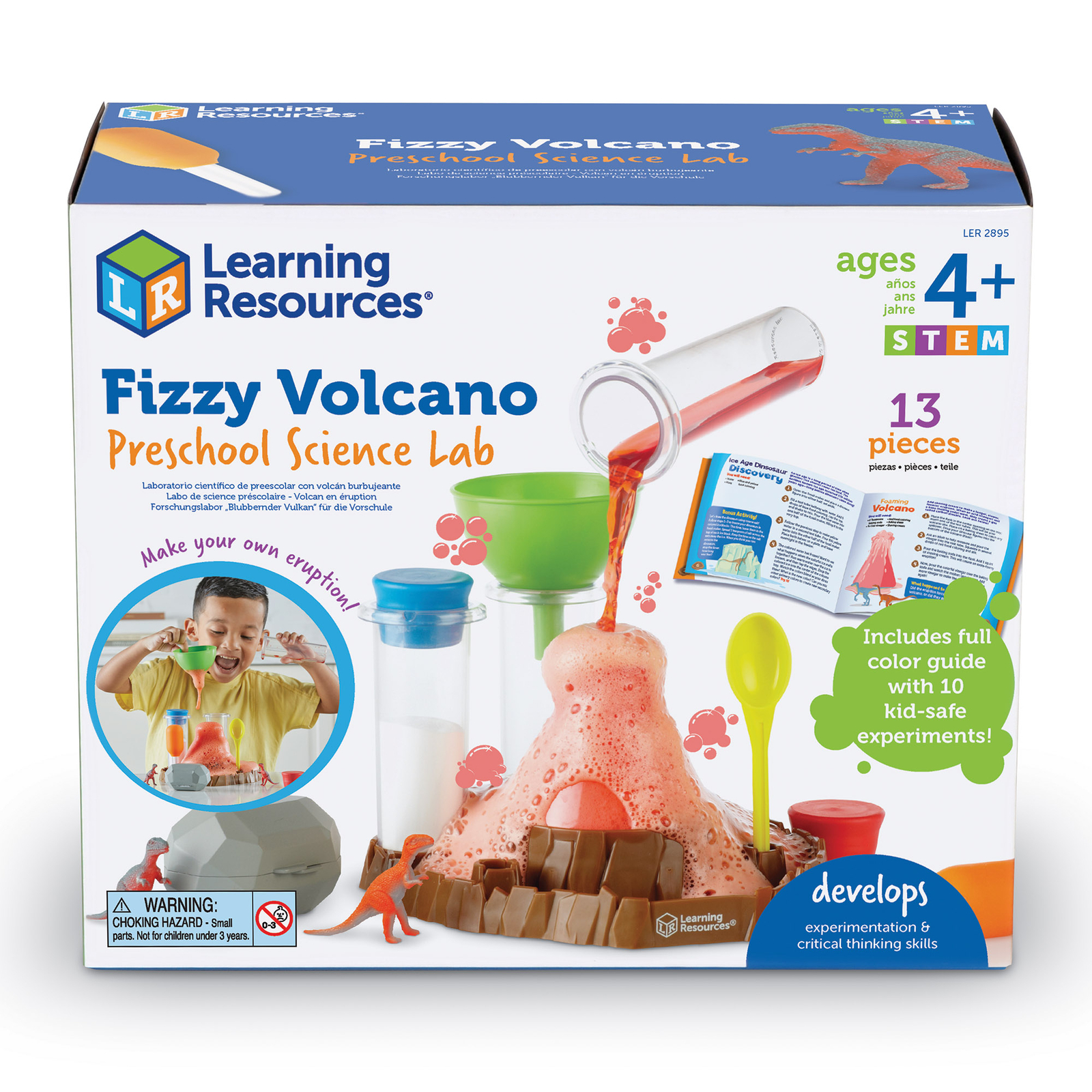 Learning Resources Fizzy Volcano Preschool Science Lab Experiment Toy