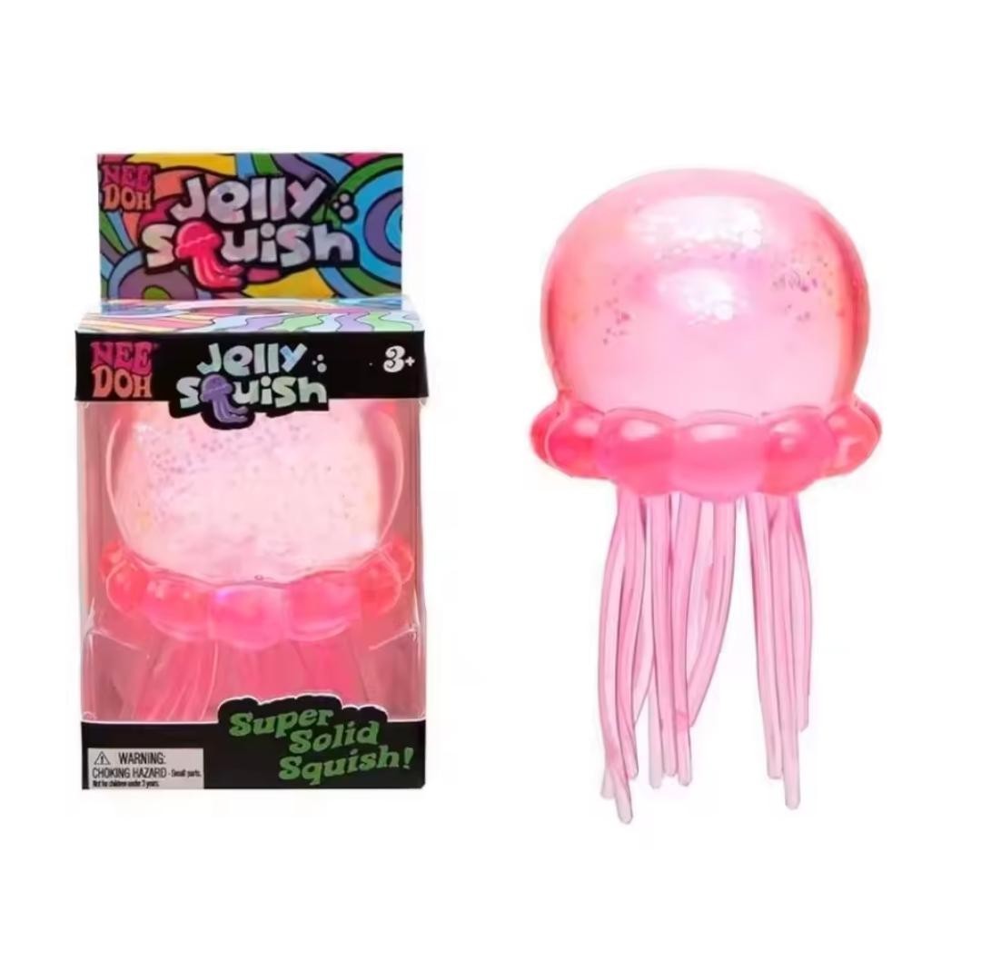 Random Jellyfish Squish Fidget toy NeDoh Soft Squeeze Stress Relief Anti Anxiety
