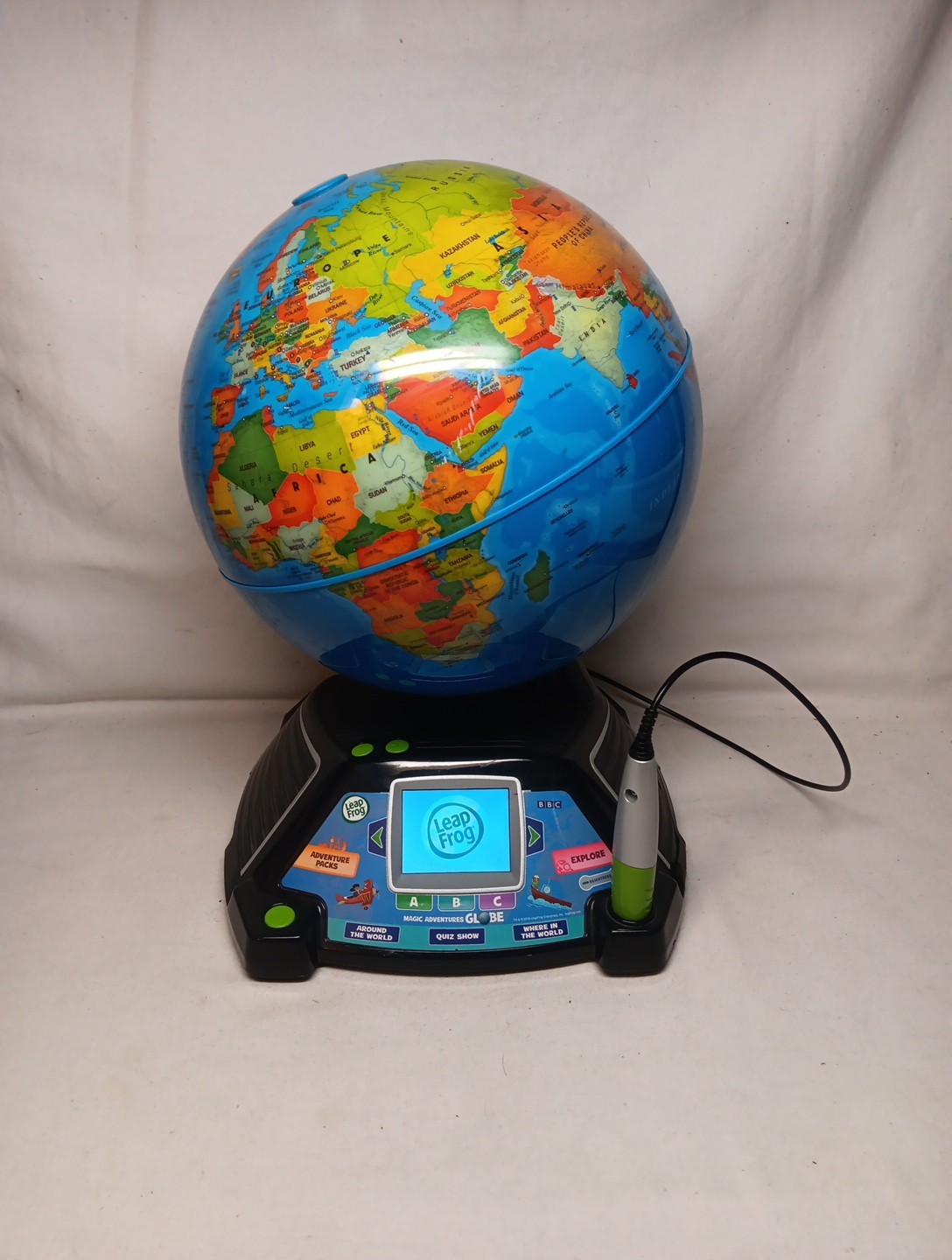 LeapFrog Magic Adventures Globe 2.8″ Video Screen BBC Videos Interactive Games