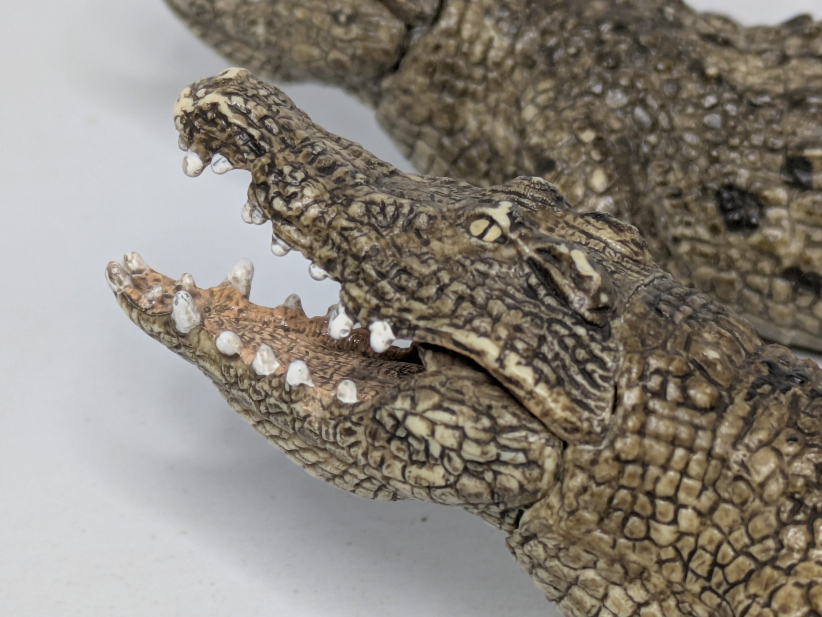 Lot 2 Schleich 7″ Crocodile D-73527 Animal Figure 2014 Movable Jaws AM Limes 69
