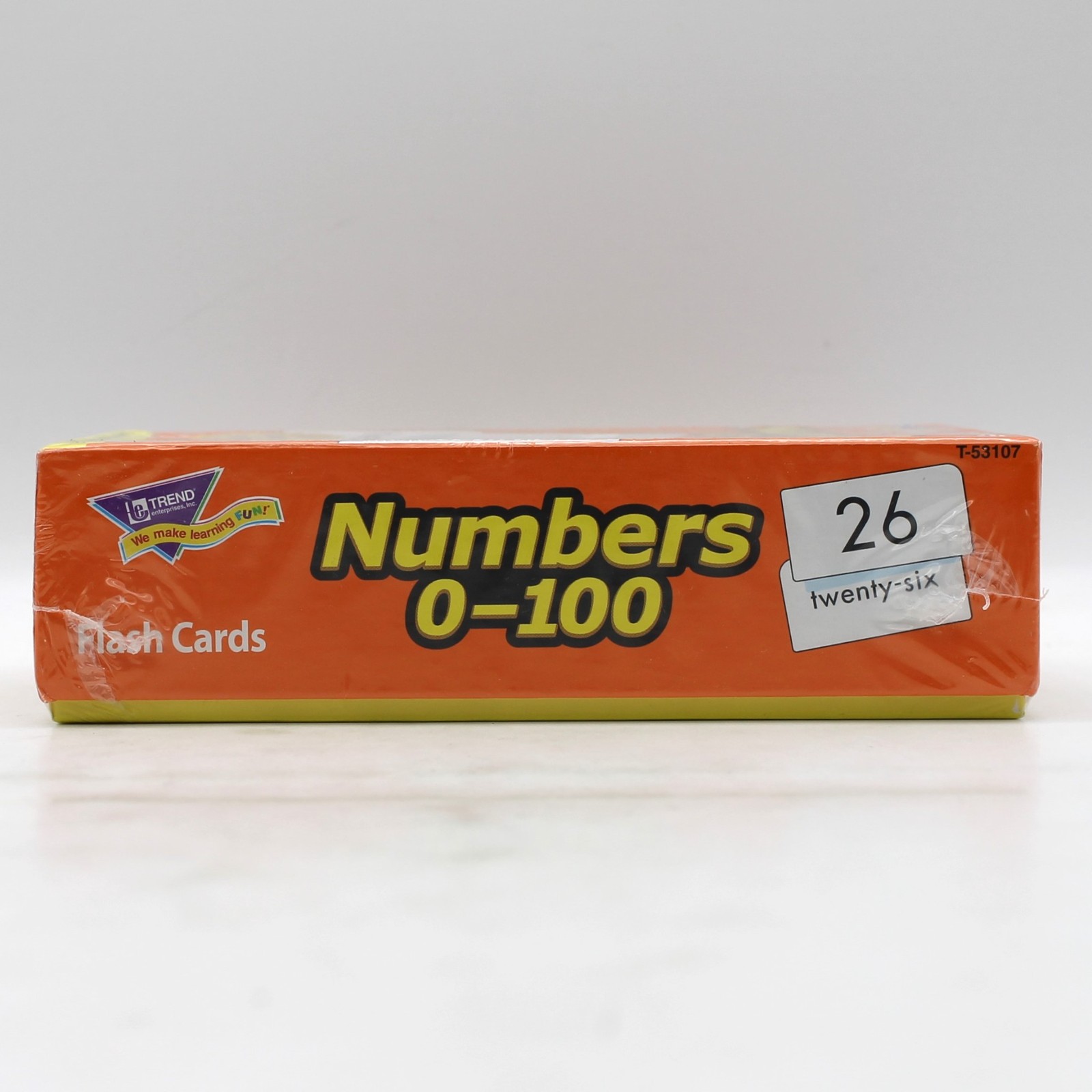 Trend T-53107 Skill Drill Flash Cards, 3 x 6, Numbers 0-100 Count Sort, SEALED