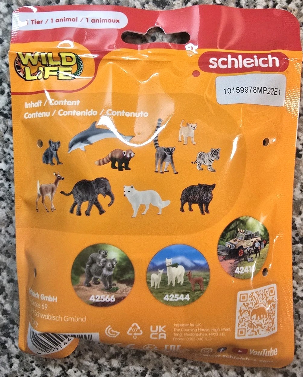 Schleich Series 4 WILD LIFE Single Blind Bag Small Figure. NEW. 1 Animal. NIP