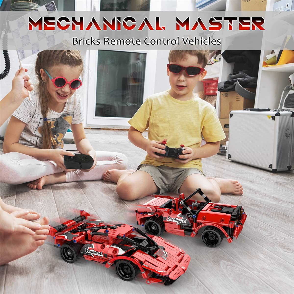 STEM Building Toys for Kids Age 5 6 7 8 9 10 11 12 Years Old 2 in 1 Remote