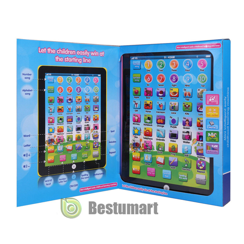 Educational Learning Tablet Musical Pad Toy for Age 1 2 3 4 5 6 Years Old Grils