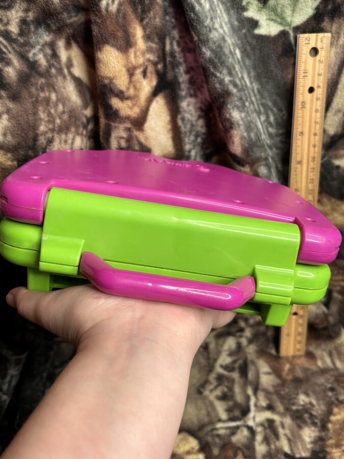 LOOK! BARNEY Laptop Interactive Learning (1) Cartridge 2002 Vintage Toy Portable