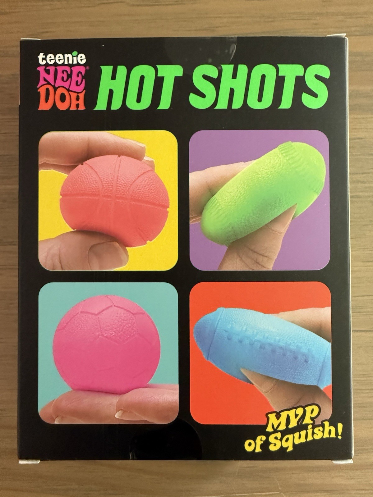 NeeDoh Hot Shots Teenie Ripple Swirl Groovy Glob Color Change Blue Nice Cube Lot