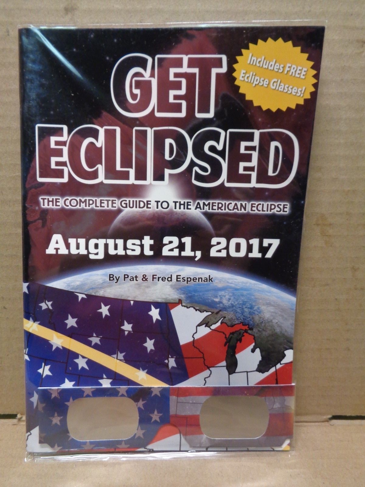 Get Eclipsed Guide Book W/ NASA Approved Solar Eclipse Glasses 2017 Collectible